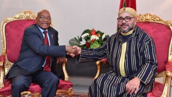 King Mohammed VI received on November 2017 in Abidjan President of the Republic of South Africa, Jacob Zuma, on the sidelines of Morocco’s participation in the 5th African Union-European Union Summit.